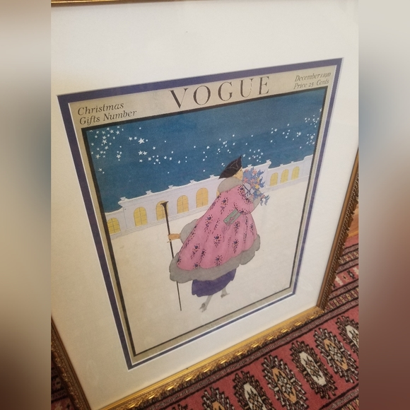 Vintage Vogue magazine cover Dec 1st, 1916 Framed & authentic - Picture 2 of 3